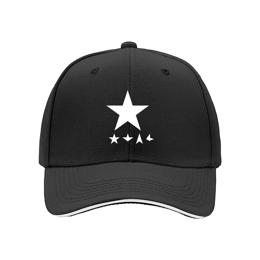 Black Star Print Baseball Cap Men Women Casual Gift Hat - Image 3
