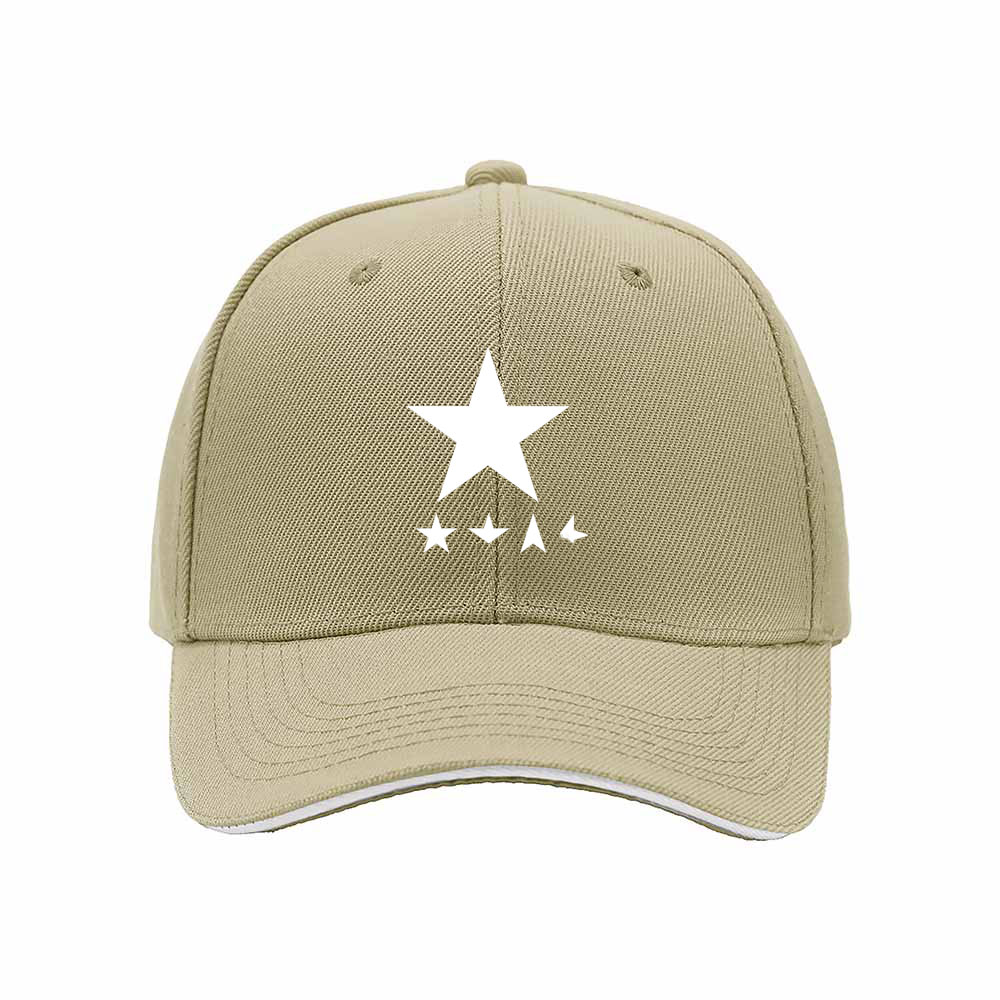 Black Star Print Baseball Cap Men Women Casual Gift Hat - Image 4