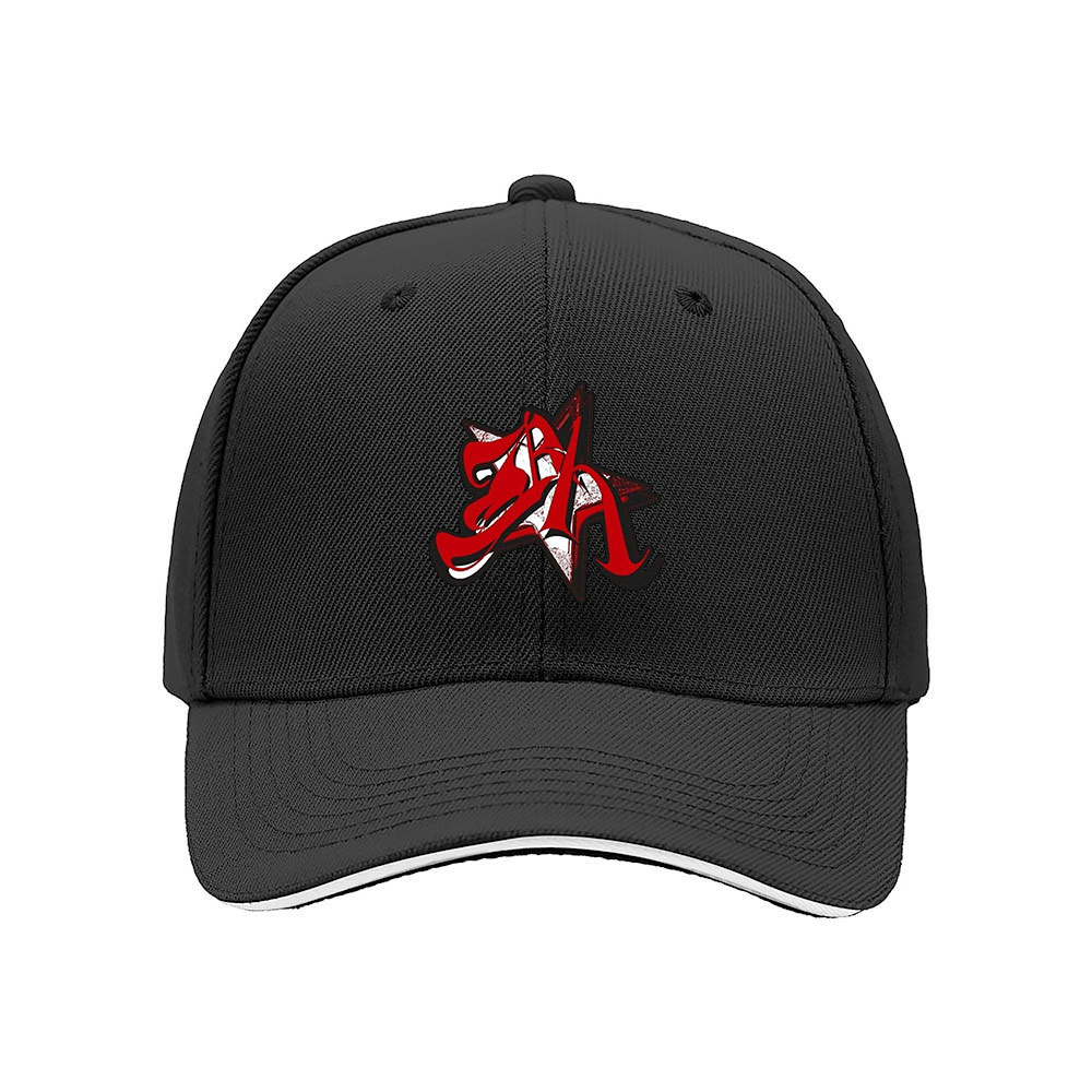 Black Baseball Cap with Red Dragon Logo Men's Women's Gift Hat - Image 3