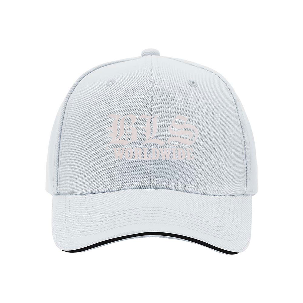 BLS Worldwide Men's Baseball Cap Black Red Trim Gift Hat - Image 5