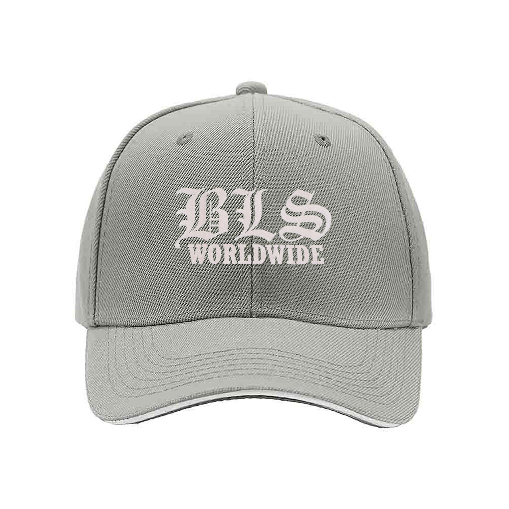 BLS Worldwide Men's Baseball Cap Black Red Trim Gift Hat - Image 7