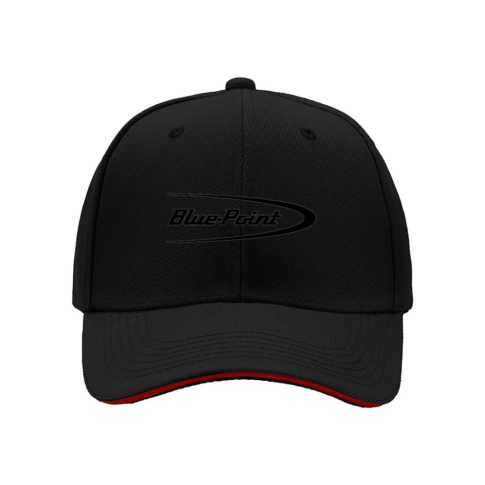 Black Blue Point Logo Baseball Cap Men Women Casual Gift Hat