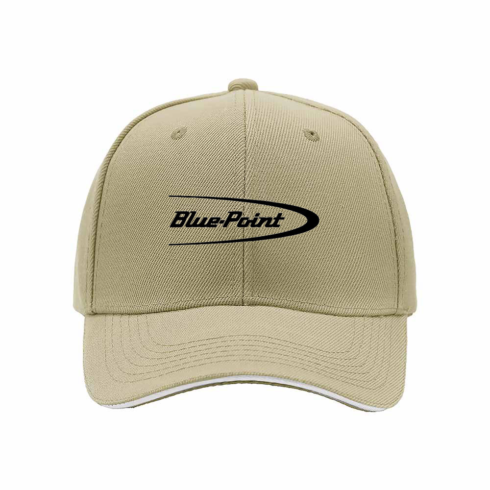 Black Blue Point Logo Baseball Cap Men Women Casual Gift Hat - Image 4
