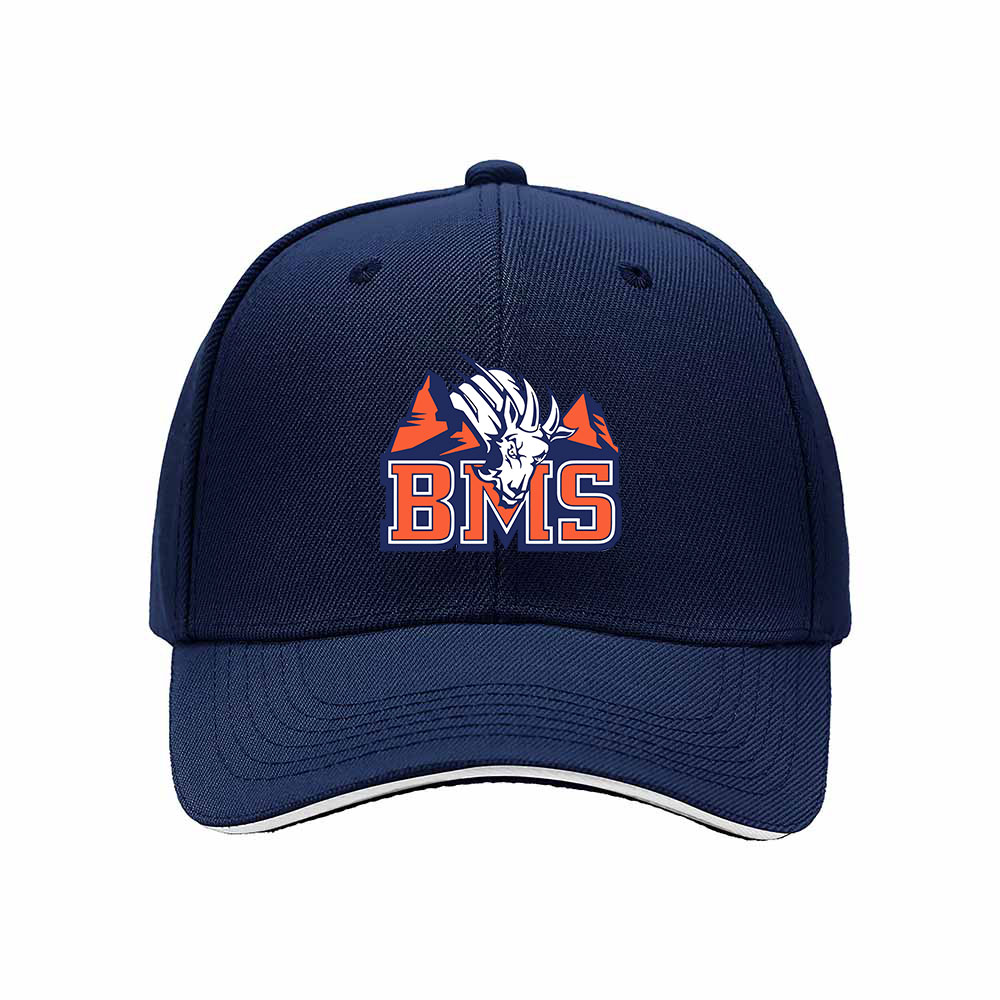 BMS Mountain Goat Logo Baseball Cap Men's Women's Gift Hat - Image 2