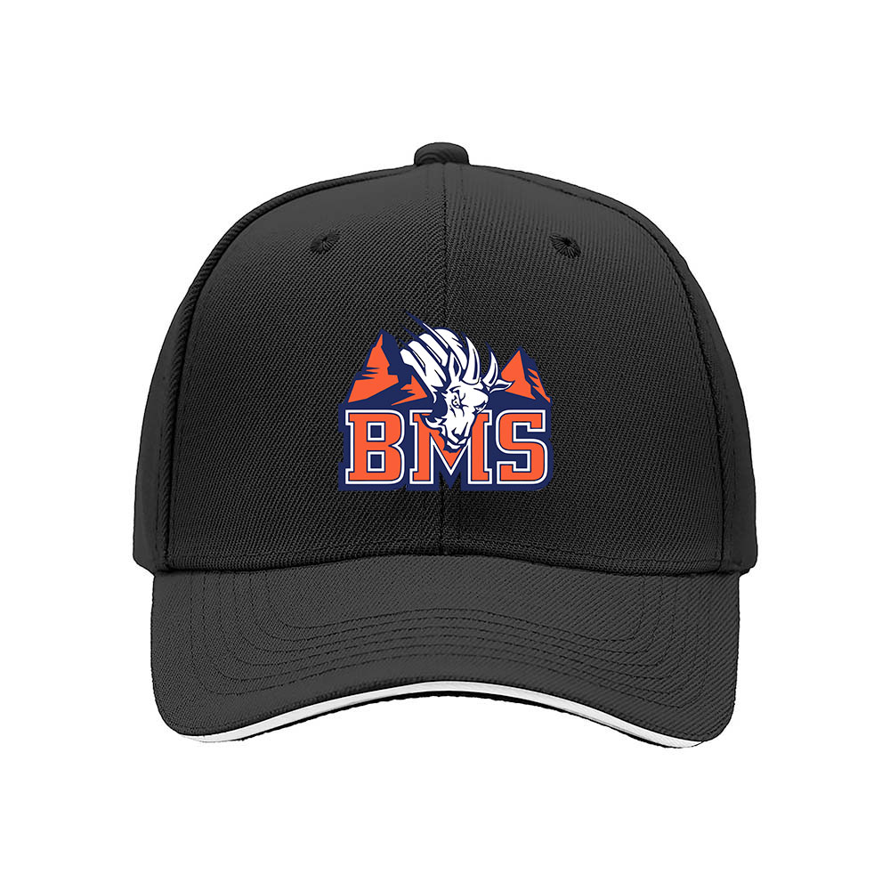 BMS Mountain Goat Logo Baseball Cap Men's Women's Gift Hat - Image 3