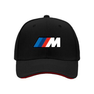 BMW M Logo Men's Baseball Cap Black Sporty Gift Hat