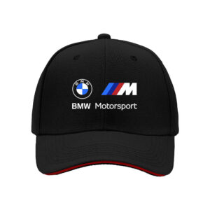 BMW Motorsport Logo Men's Baseball Cap Black Hat Gift for Car Enthusiasts