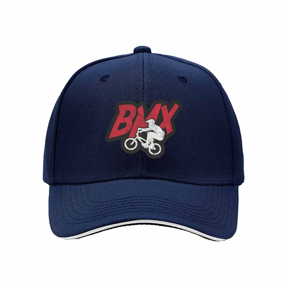 BMX Bike Rider Logo Men's Baseball Cap Gift for Cyclists - Image 2