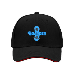 Skateboarder Blue Logo Men's Baseball Cap Gift for Skaters