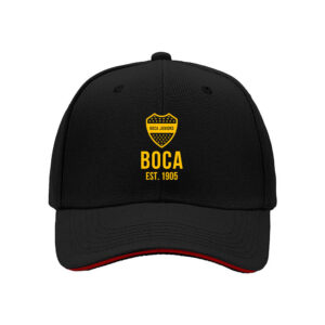 Boca Juniors Men's Baseball Cap Black Yellow Logo Gift
