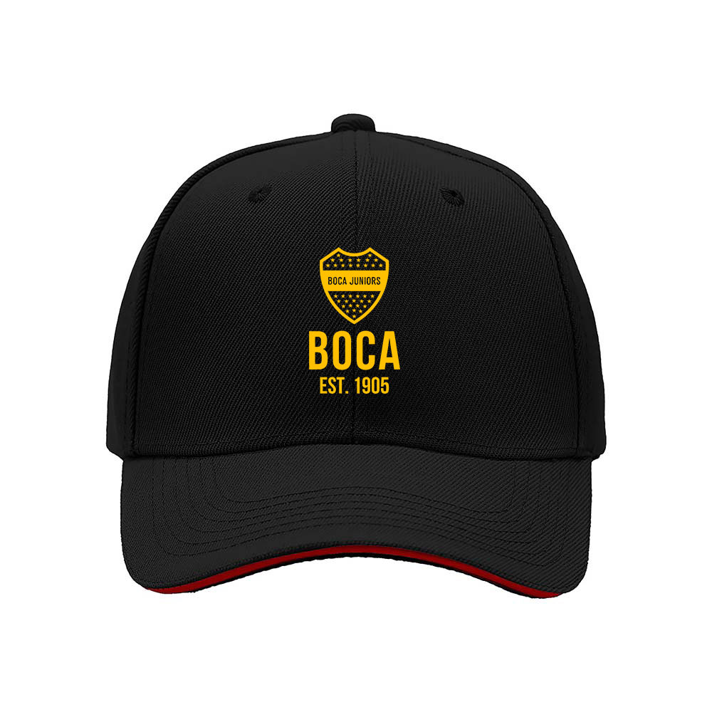Boca Juniors Men's Baseball Cap Black Yellow Logo Gift