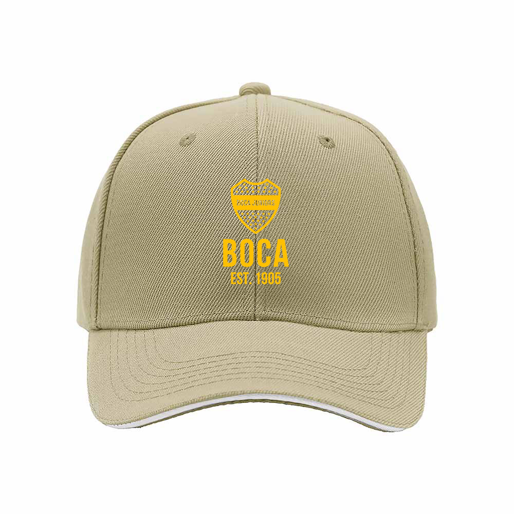 Boca Juniors Men's Baseball Cap Black Yellow Logo Gift - Image 4