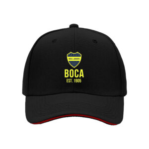 Boca Juniors Baseball Cap Men Women Fan Gift Hat Black Yellow Logo