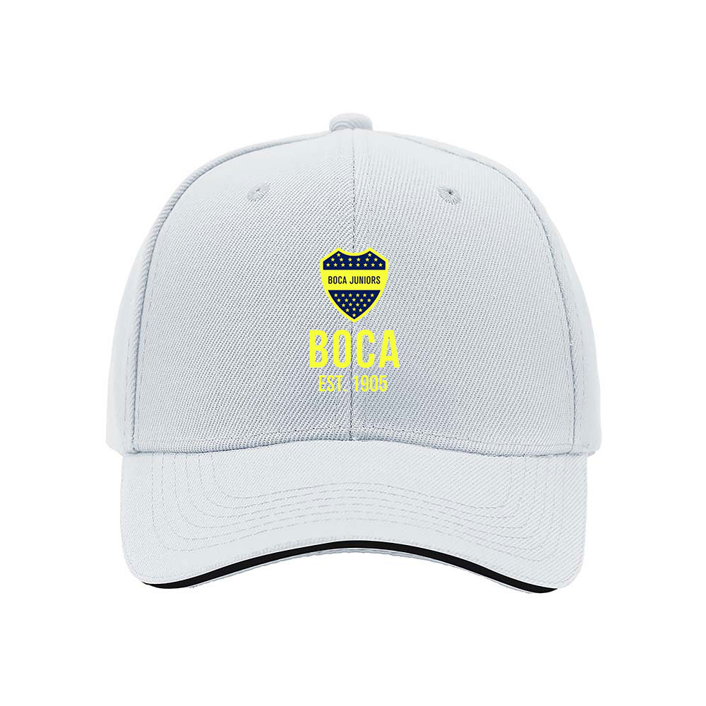 Boca Juniors Baseball Cap Men Women Fan Gift Hat Black Yellow Logo - Image 5