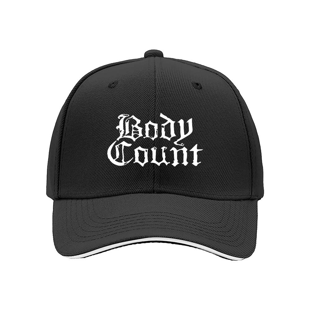 Body Count Logo Men's Baseball Cap Black White Print Gift - Image 3