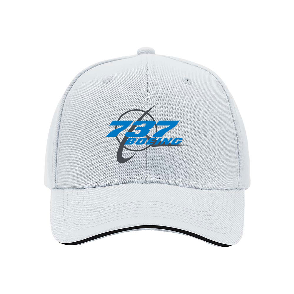 Boeing 737 Logo Men's Baseball Cap Aviation Gift Hat - Image 5