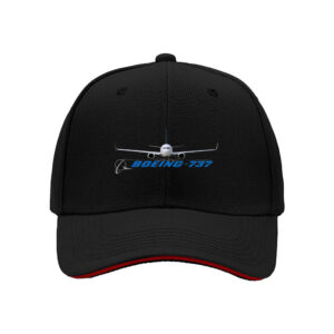 Boeing 737 Aircraft Men's Baseball Cap Aviation Gift Hat