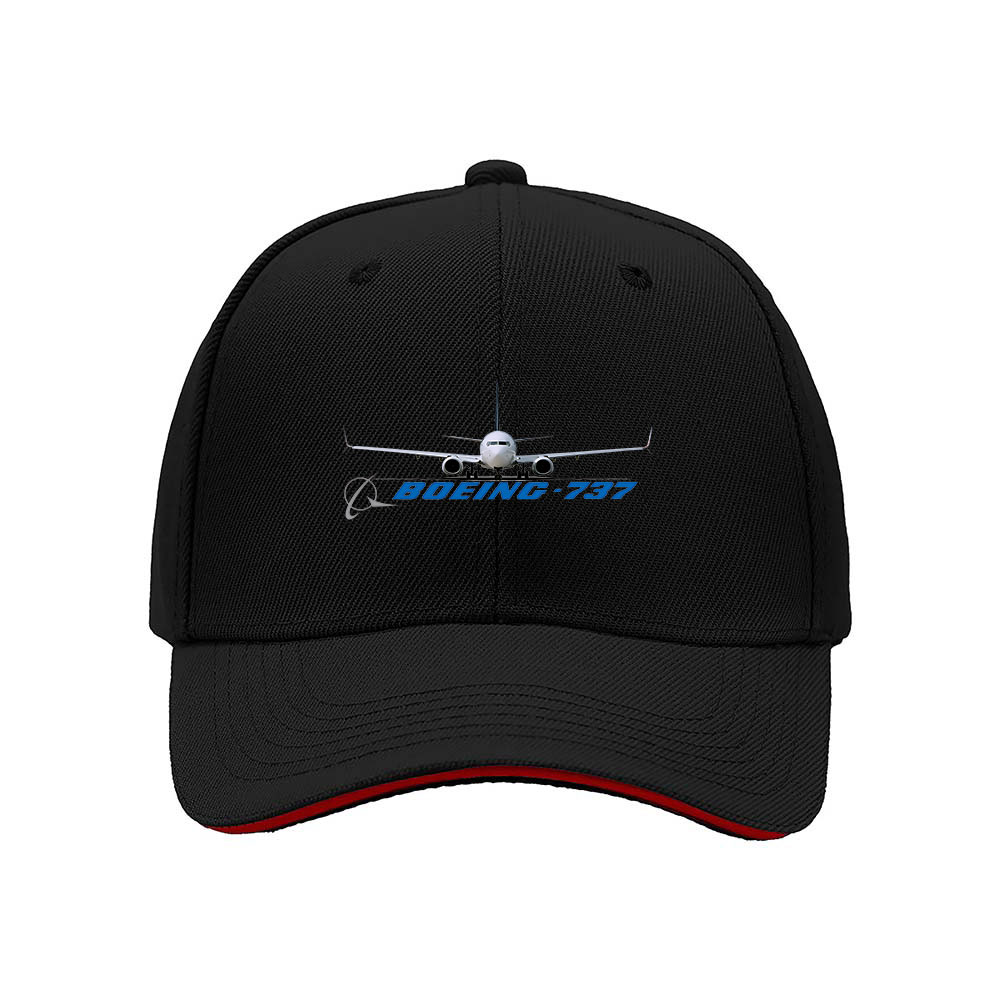 Boeing 737 Aircraft Men's Baseball Cap Aviation Gift Hat