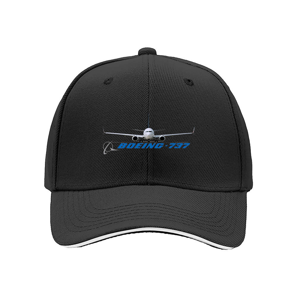 Boeing 737 Aircraft Men's Baseball Cap Aviation Gift Hat - Image 3