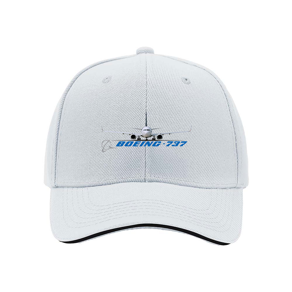 Boeing 737 Aircraft Men's Baseball Cap Aviation Gift Hat - Image 5