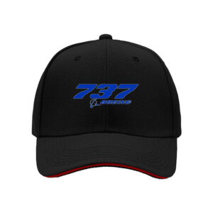 Boeing 737 Men's Baseball Cap Aviation Gift Hat