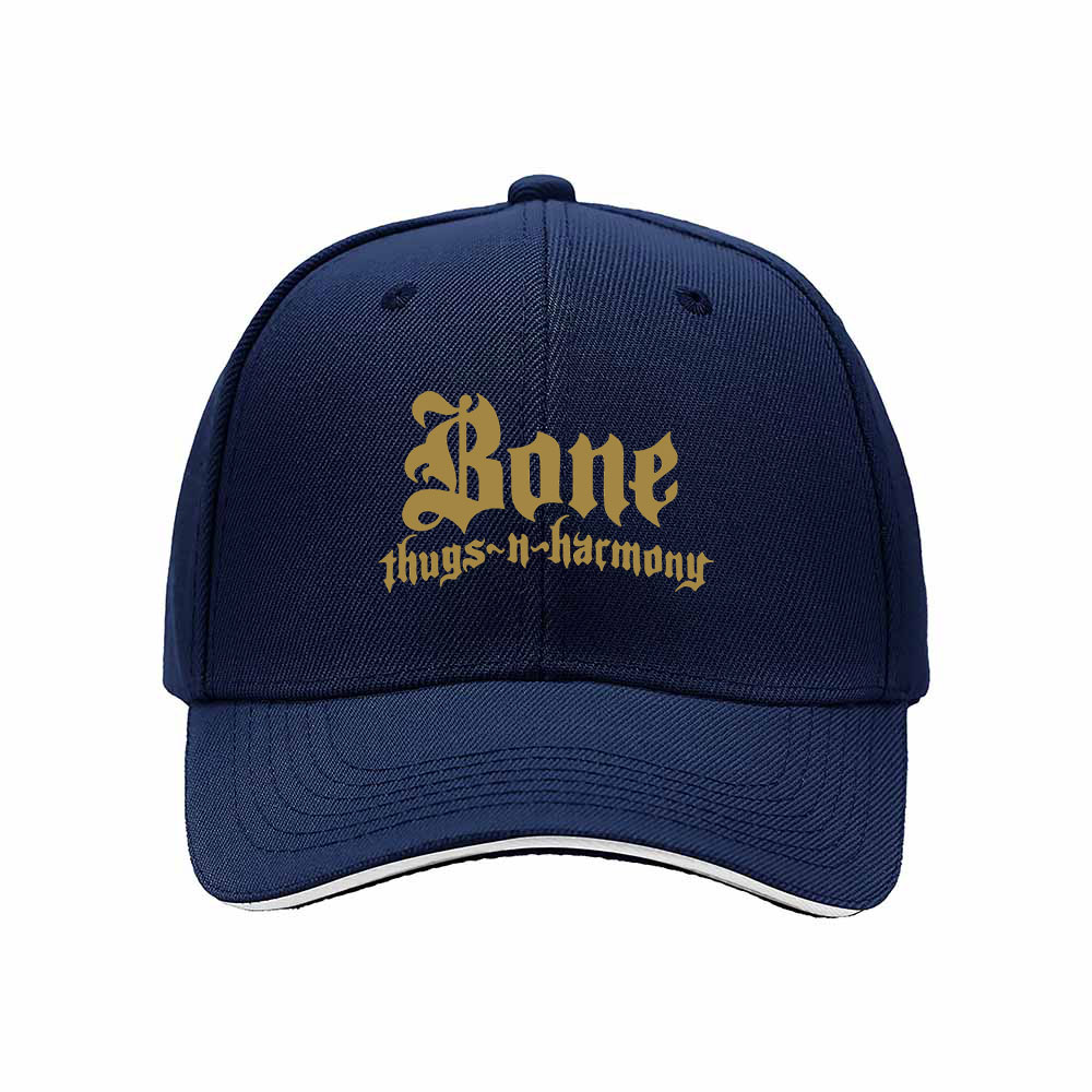 Bone Thugs N Harmony Men's Baseball Cap Black Gold Logo Hip Hop Gift Hat - Image 2