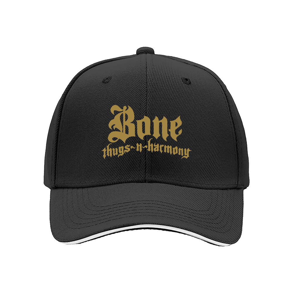 Bone Thugs N Harmony Men's Baseball Cap Black Gold Logo Hip Hop Gift Hat - Image 3