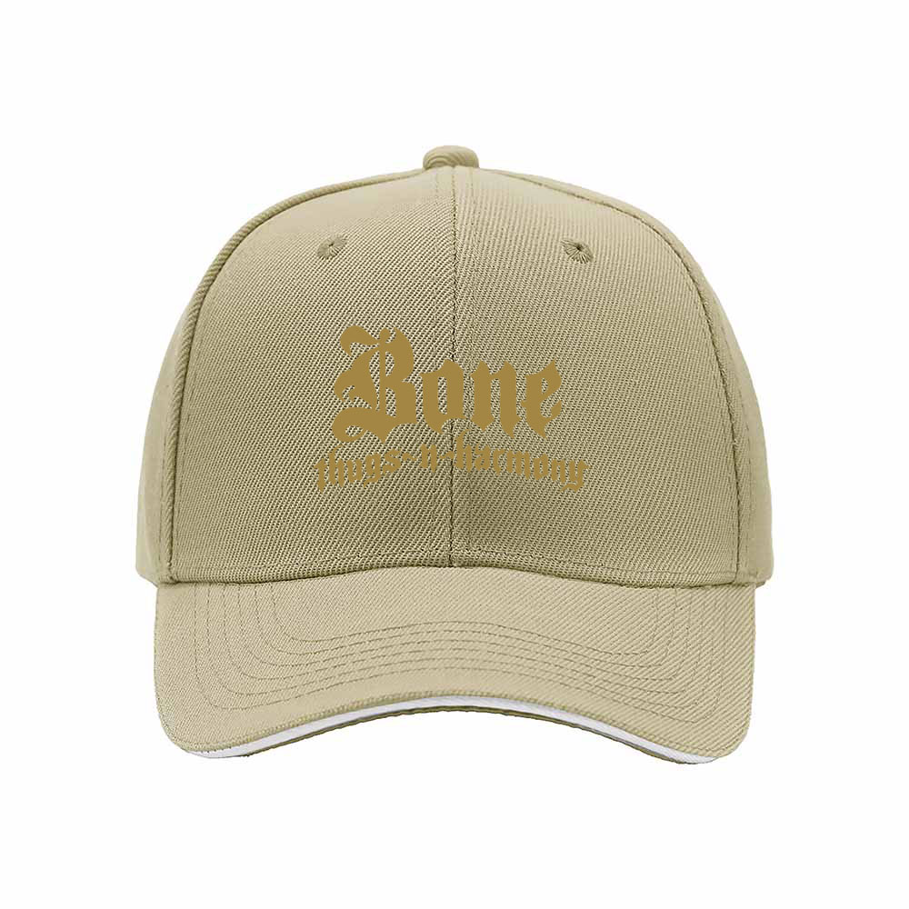 Bone Thugs N Harmony Men's Baseball Cap Black Gold Logo Hip Hop Gift Hat - Image 4