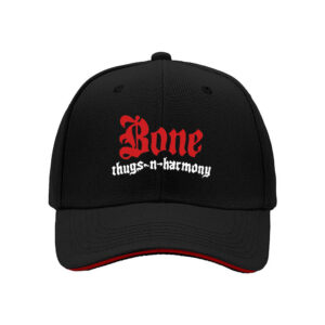 Bone Thugs N Harmony Men's Baseball Cap Red Logo Black Hat Gift
