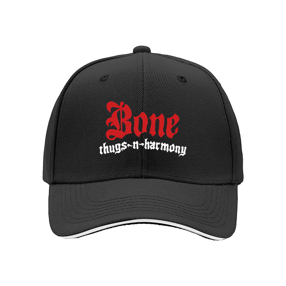 Bone Thugs N Harmony Men's Baseball Cap Red Logo Black Hat Gift - Image 3