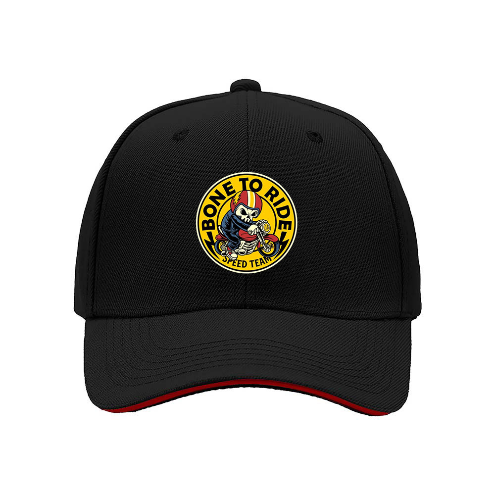 Bone to Ride Speed Team Men's Baseball Cap Motorcycle Gift