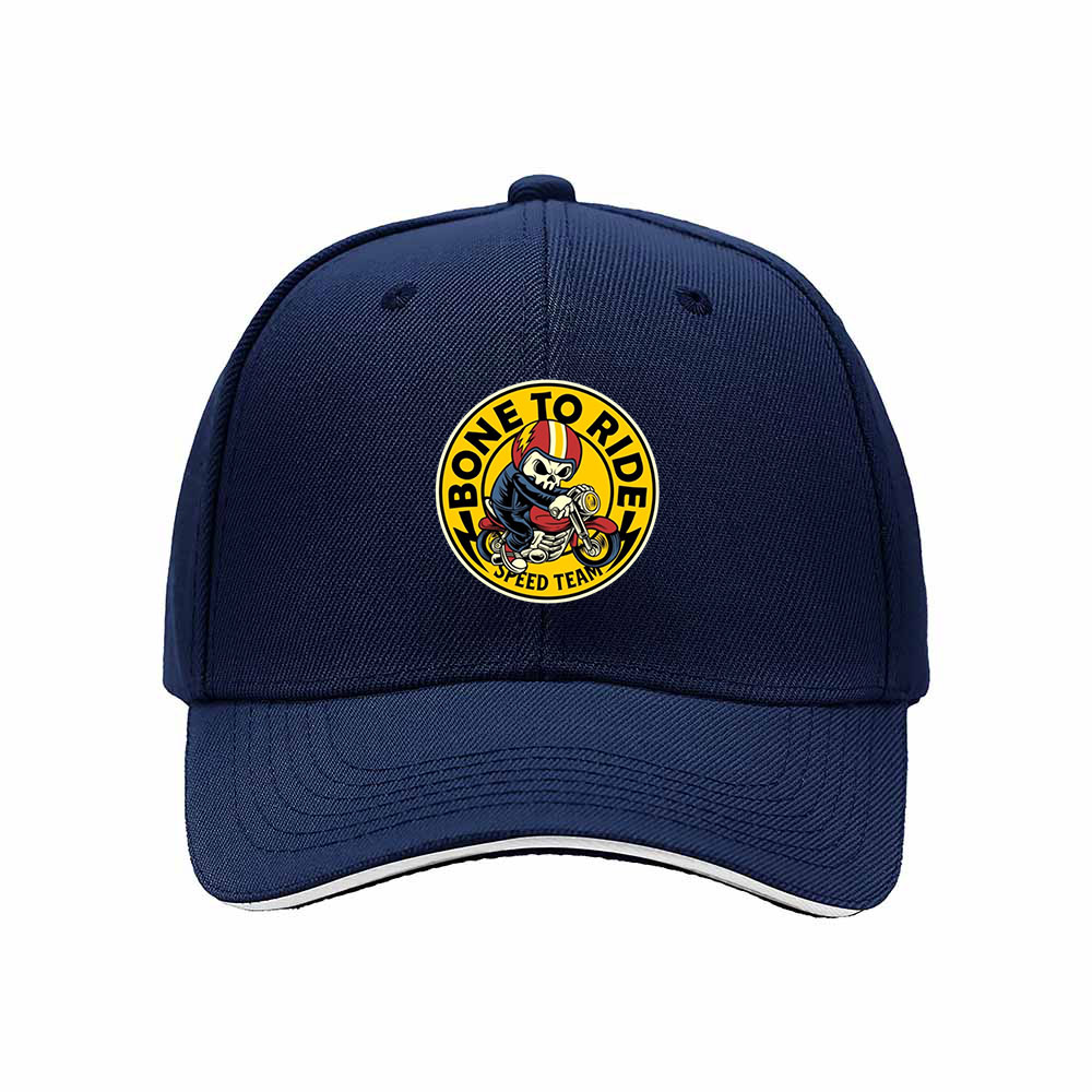 Bone to Ride Speed Team Men's Baseball Cap Motorcycle Gift - Image 2