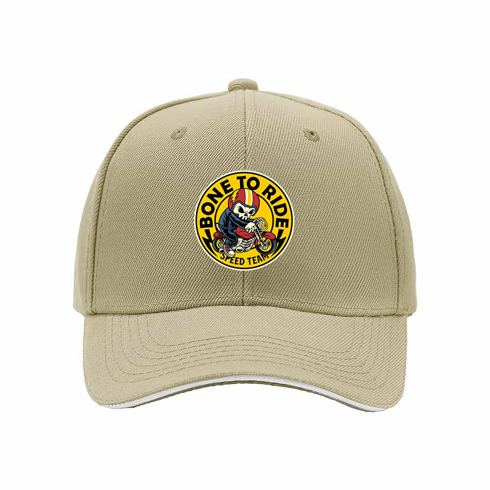 Bone to Ride Speed Team Men's Baseball Cap Motorcycle Gift - Image 4