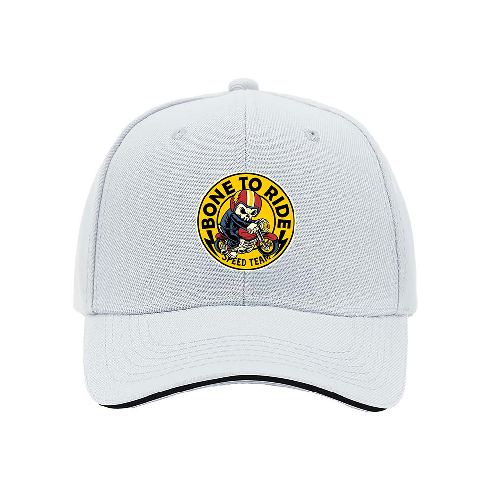 Bone to Ride Speed Team Men's Baseball Cap Motorcycle Gift - Image 5