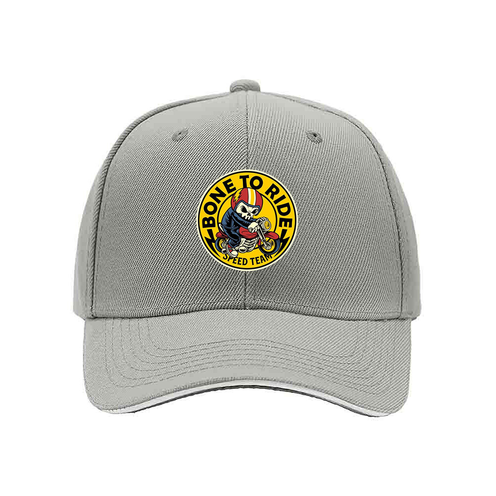 Bone to Ride Speed Team Men's Baseball Cap Motorcycle Gift - Image 7