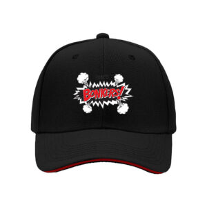 Bonkers Comic Style Men's Baseball Cap Gift for Fun Lovers