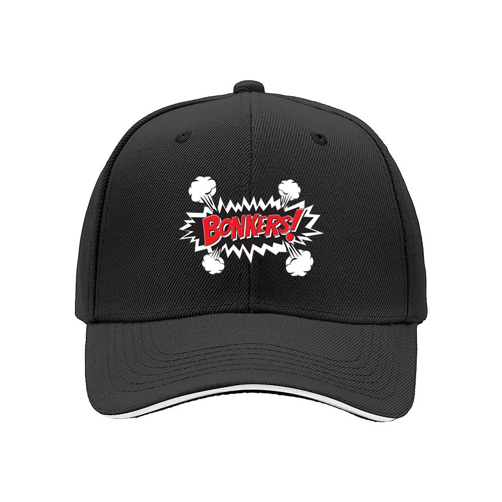 Bonkers Comic Style Men's Baseball Cap Gift for Fun Lovers - Image 3