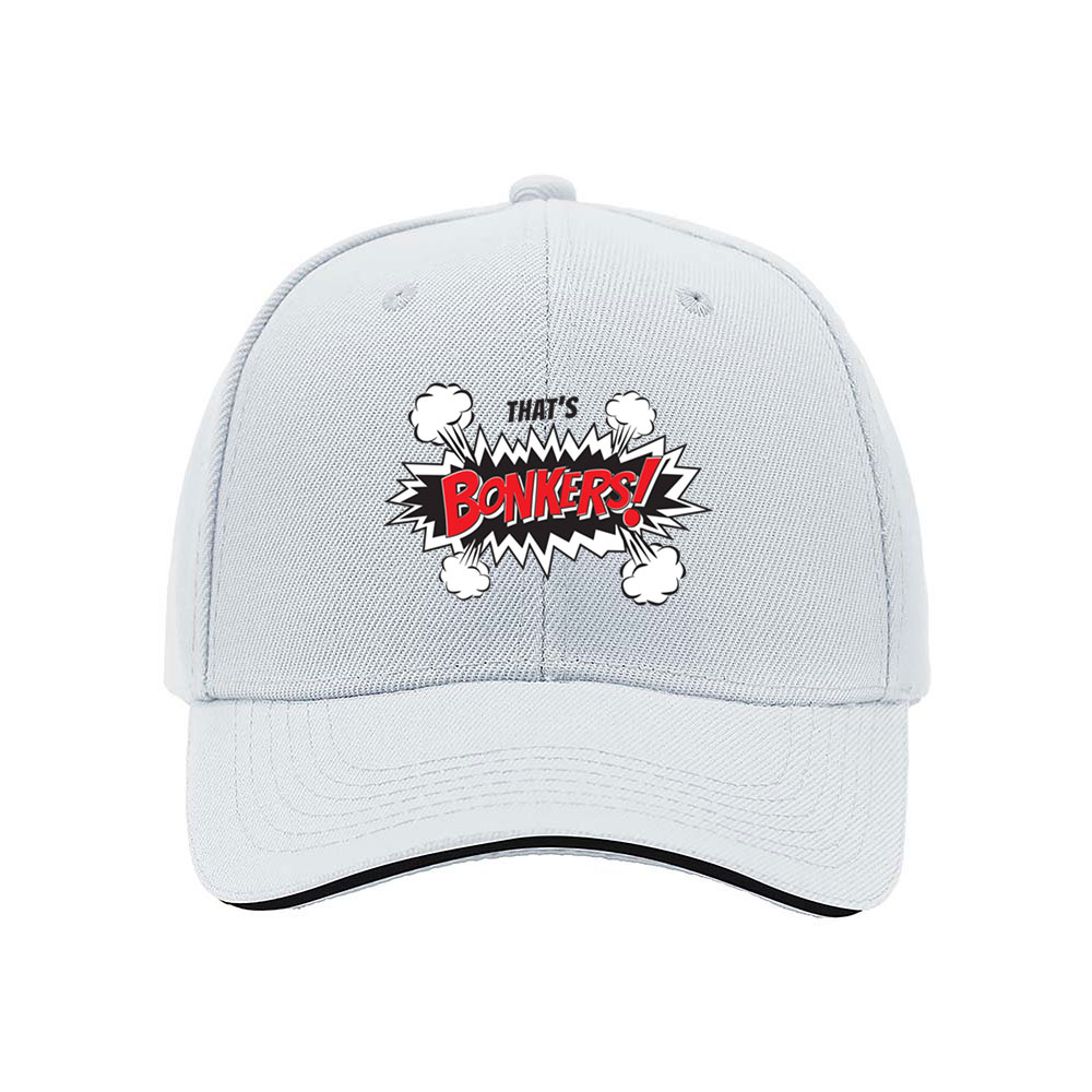 Bonkers Comic Style Men's Baseball Cap Gift for Fun Lovers - Image 5