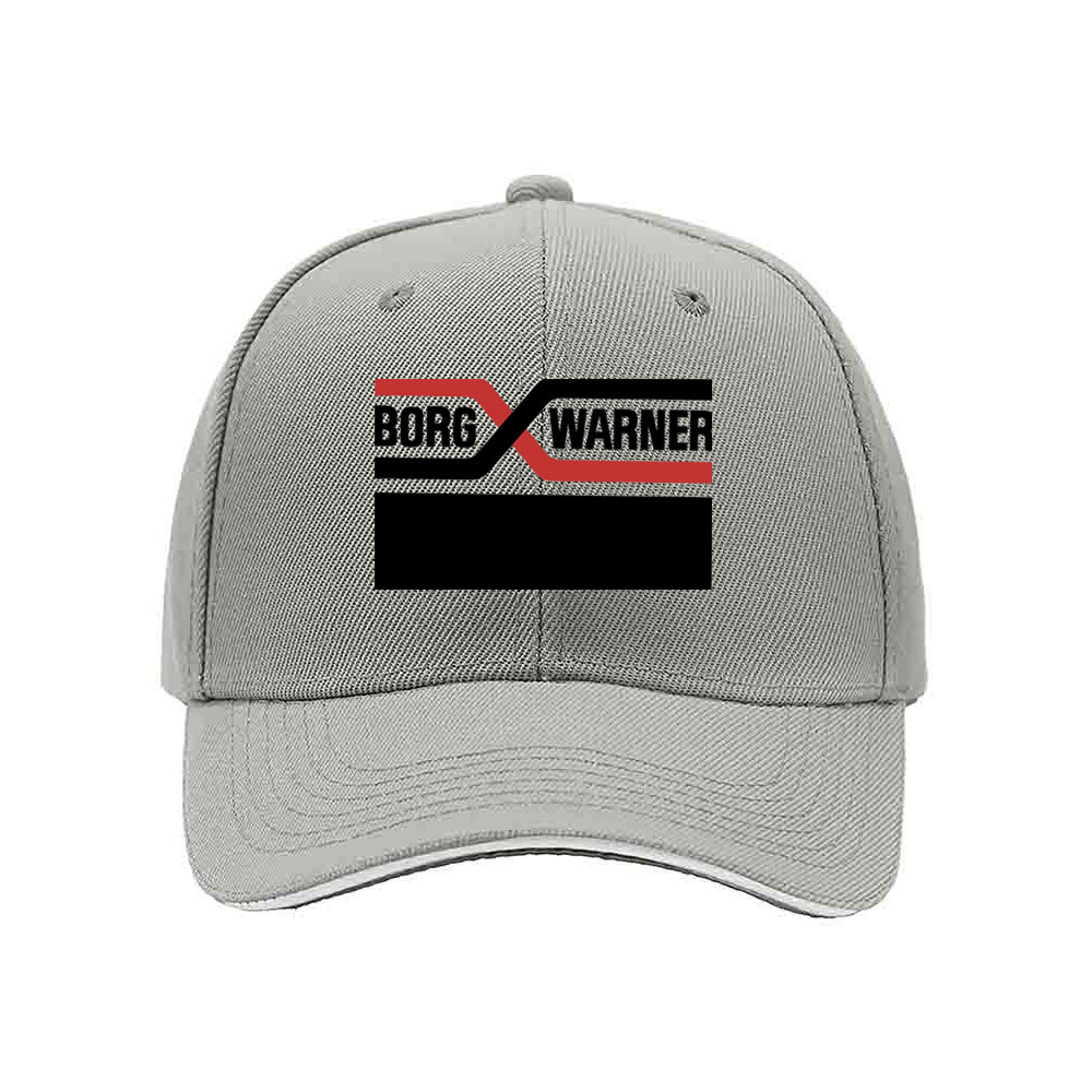 Borg Warner Logo Men's Baseball Cap Black Red Design Gift - Image 7
