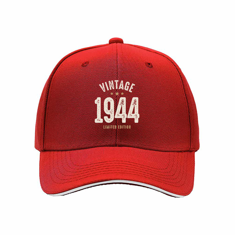 Vintage 1944 Limited Edition Men's Baseball Cap Birthday Gift - Image 6
