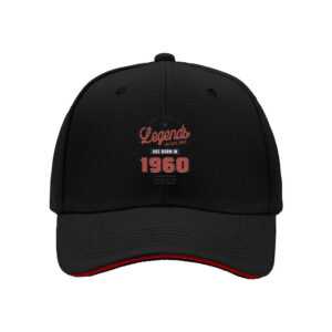 Legends Born in 1960 Men's Baseball Cap Gift for Him