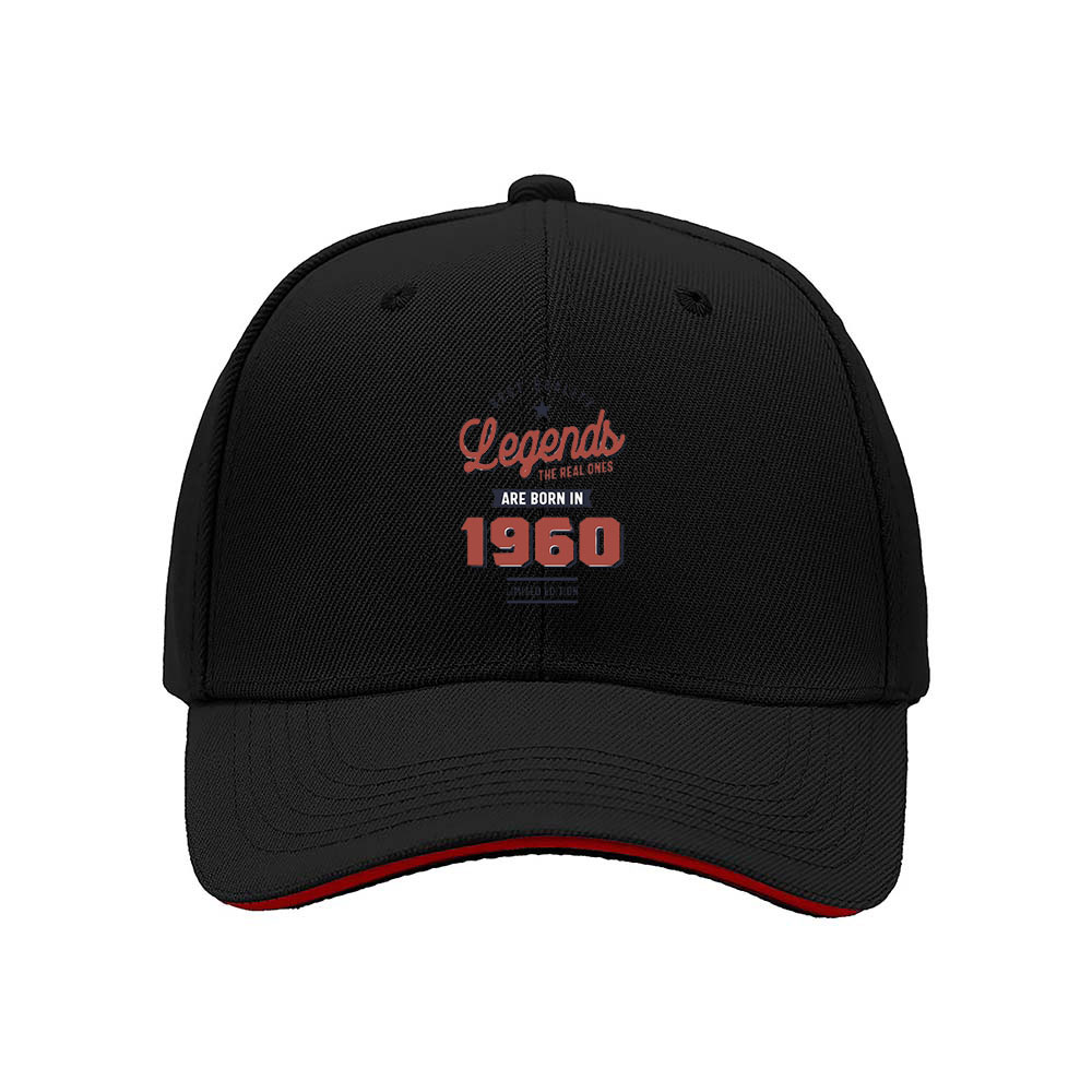 Legends Born in 1960 Men's Baseball Cap Gift for Him