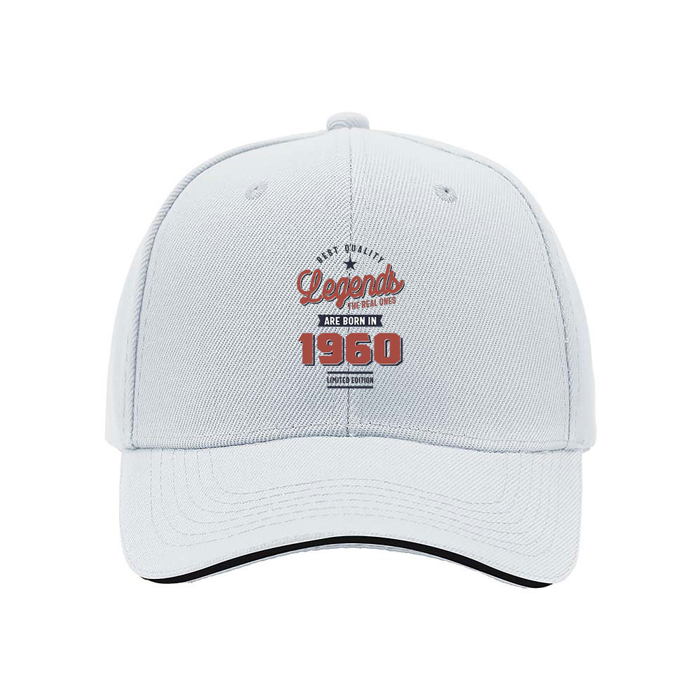 Legends Born in 1960 Men's Baseball Cap Gift for Him - Image 5