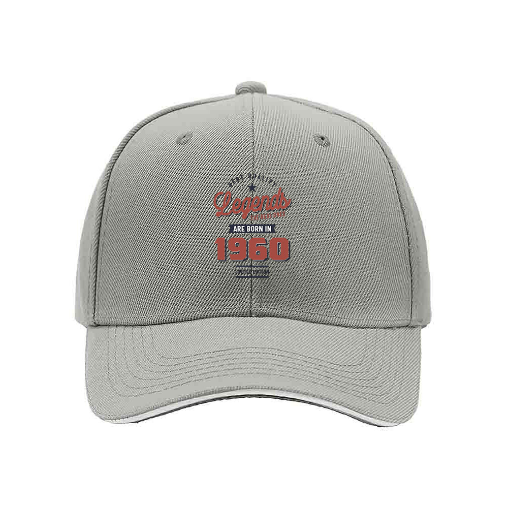 Legends Born in 1960 Men's Baseball Cap Gift for Him - Image 7