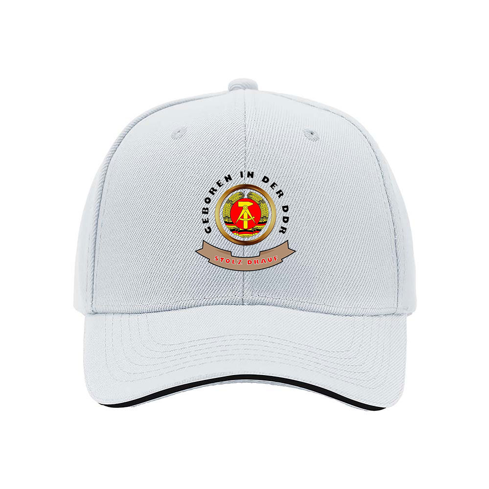 Born in GDR Men's Baseball Cap Pride of East Germany Hat - Image 5