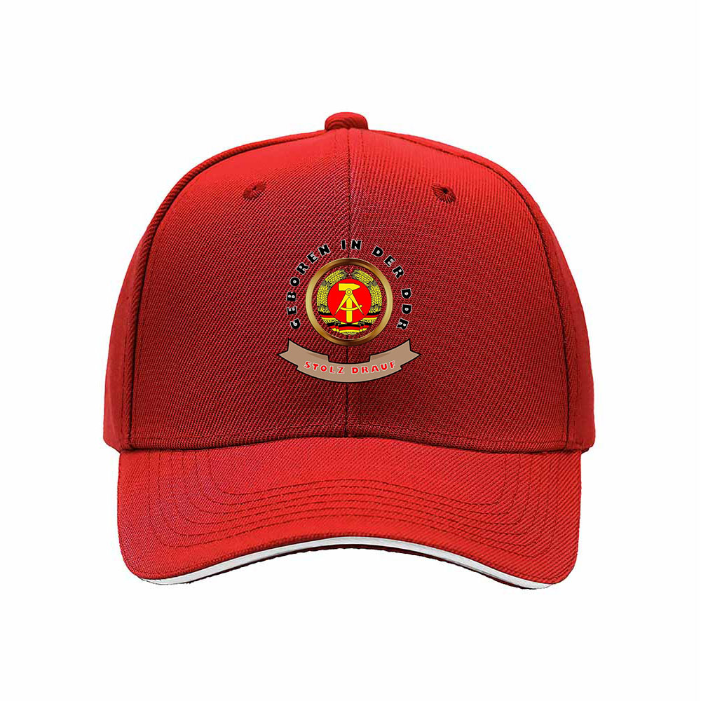 Born in GDR Men's Baseball Cap Pride of East Germany Hat - Image 6