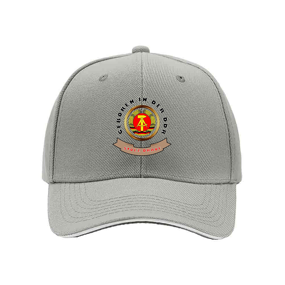 Born in GDR Men's Baseball Cap Pride of East Germany Hat - Image 7