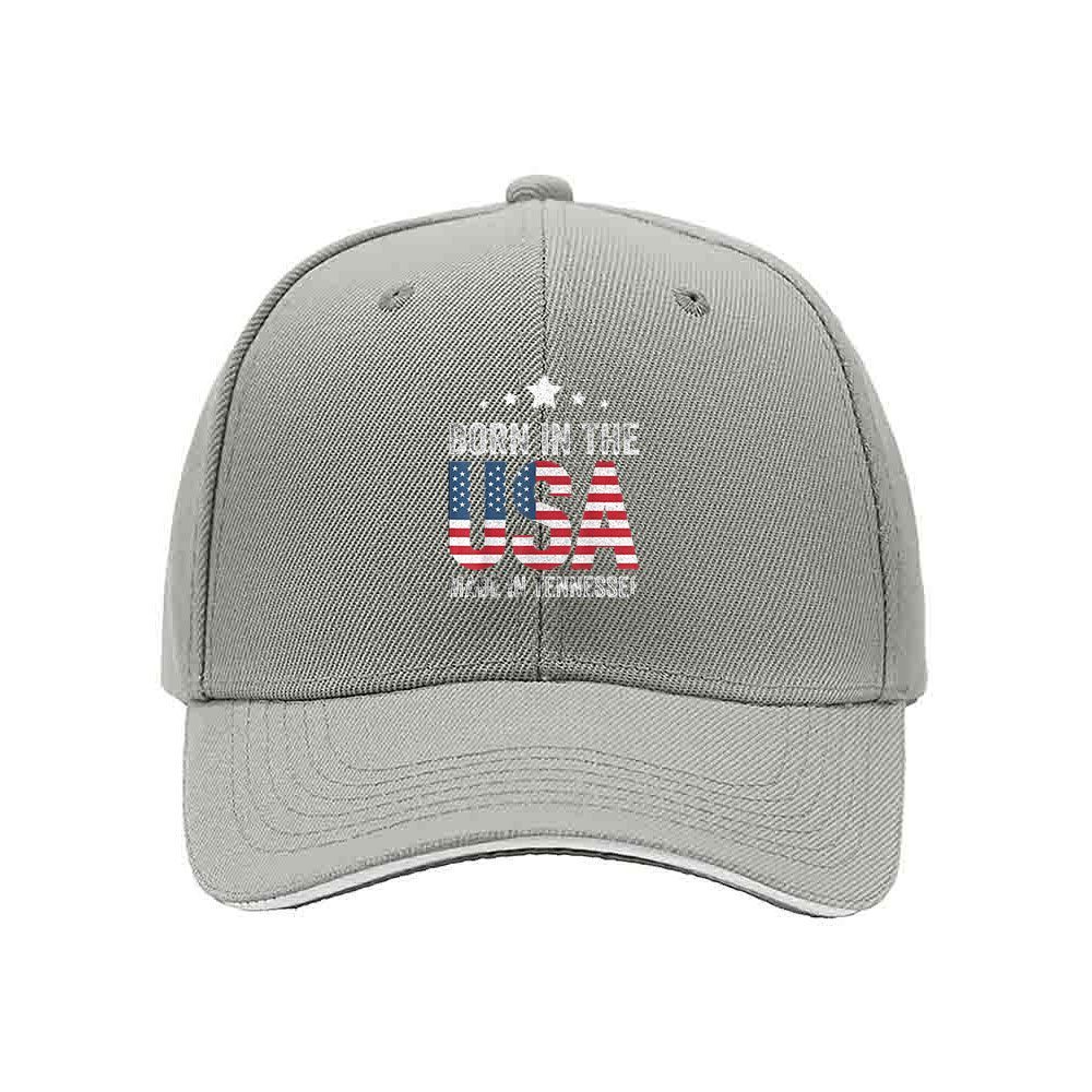 Born in the USA Made in Tennessee Men's Baseball Cap - Image 7