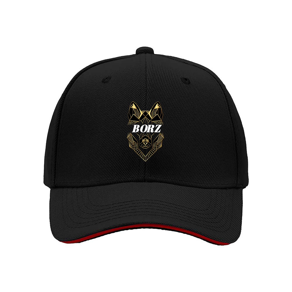 Borz Geometric Dog Logo Baseball Cap Men Women Fashion Gift