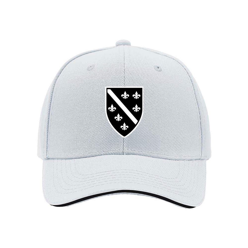 Black Baseball Cap with Fleur de Lis Crest Design for Men and Women - Image 5